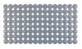 Badekarsmatte sklisikker grå 67,5×36 cm PVC forfra