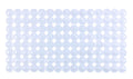 Badekarsmatte sklisikker hvit 67,5×36 cm PVC forfra