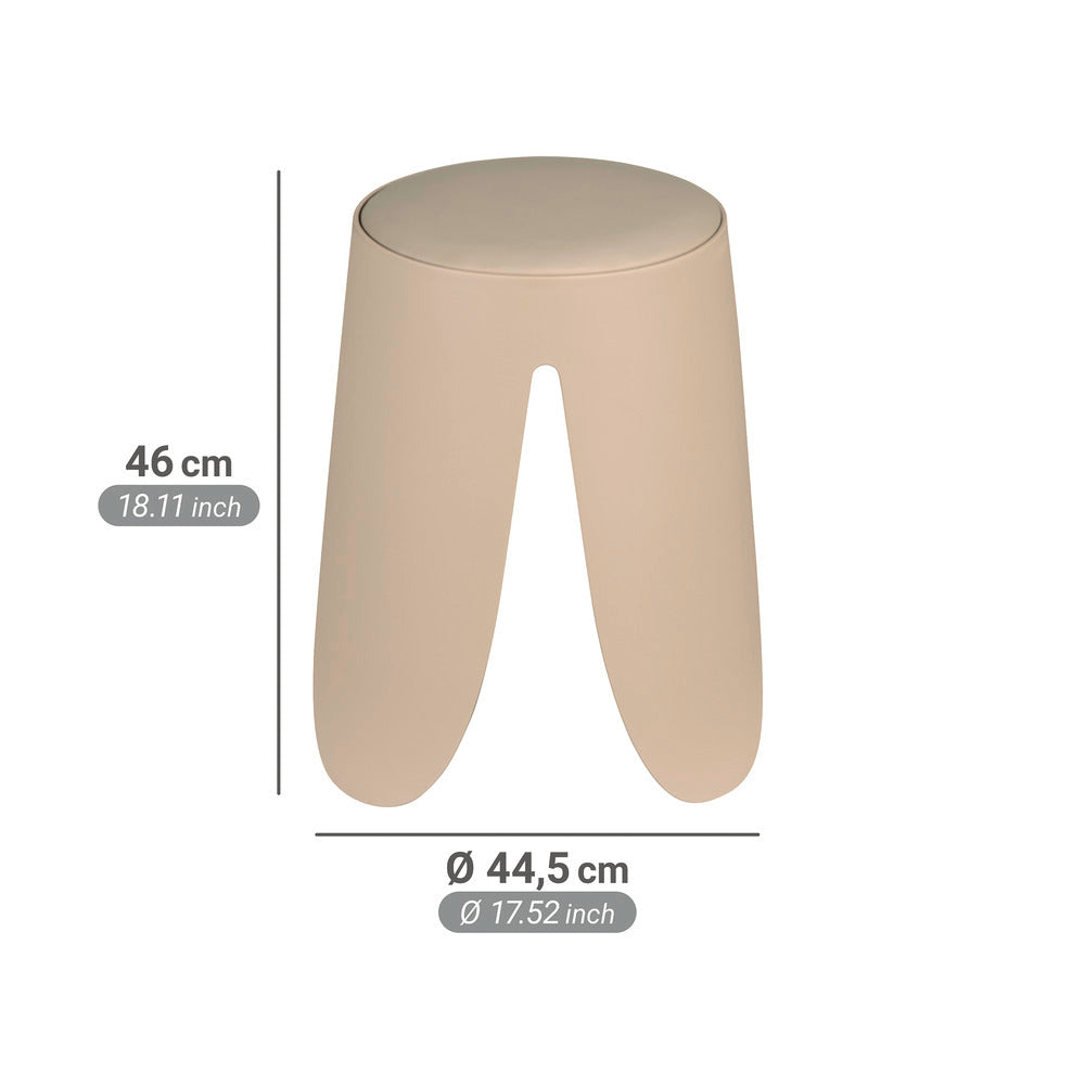 Badekrakk Comiso beige matt montert i baderom