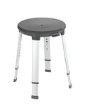 Badekrakk dreibar aluminium grå 130 kg bæreevne Secura Premium Wenko forfra