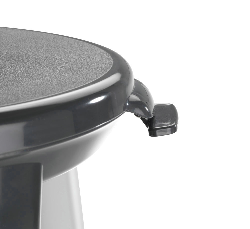 Detalj av Badekrakk dreibar aluminium grå 130 kg bæreevne Secura Premium Wenko