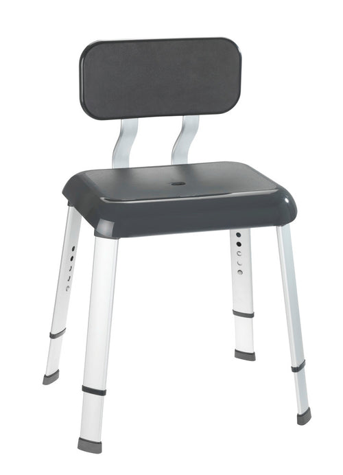 Badekrakk med ryggstøtte aluminium 130 kg Secura Premium Wenko forside