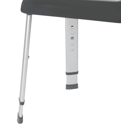 Badekrakk med ryggstøtte aluminium 130 kg Secura Premium Wenko bakside