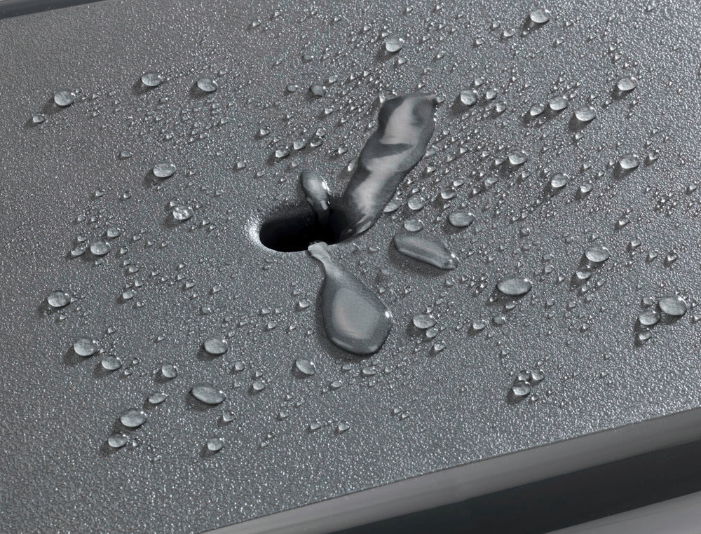 Nærbilde av ryggstøtte på Badekrakk med ryggstøtte aluminium 130 kg Secura Premium Wenko