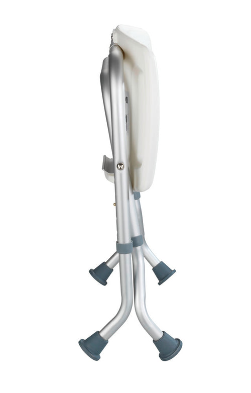 Badekrakk Secura sammenleggbar aluminium hvit bakside