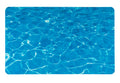 Badematte Blue Sea 50 x 80 cm polyester blå forfra