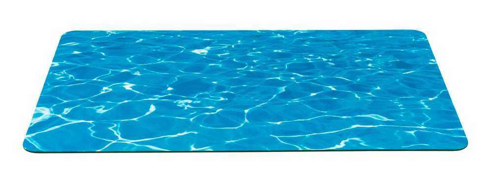 Badematte Blue Sea 50 x 80 cm polyester blå materiale