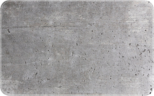 Badematte Concrete gummi 70 x 40 cm betongmønster forfra