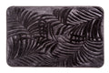 Badematte memory foam Leaves antrasitt 50x80 cm forfra