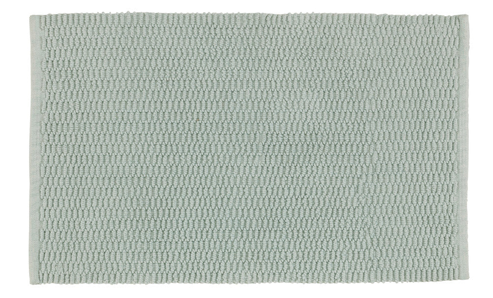 Badematte Mona bomull lysegrønn 50 x 80 cm forfra
