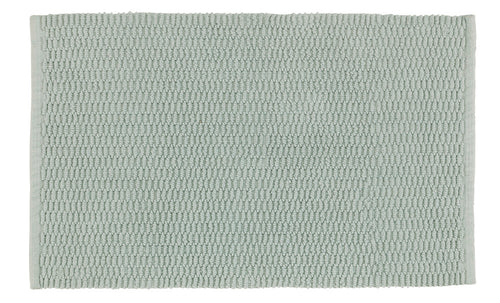Badematte Mona bomull lysegrønn 50 x 80 cm forfra