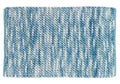 Badematte polyester aqua 60 x 90 cm forfra