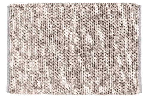 Badematte Urdu taupe 60 x 90 cm polyester forfra