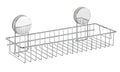 Badhylle vegg Static-Loc® Plus Osimo metall sølv forfra