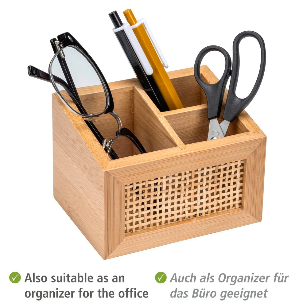 Detalj av Badorganiser Allegre med rom bambus og rotting