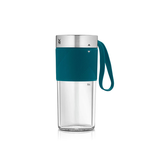 Bærbar smoothieblender 0,3 L tritan oppladbar petrol - WMF forfra