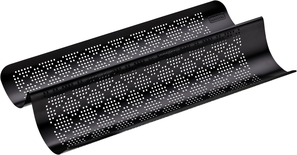 Baguetteform perforert 40 x 20 cm non-stick - Kaiser bakside
