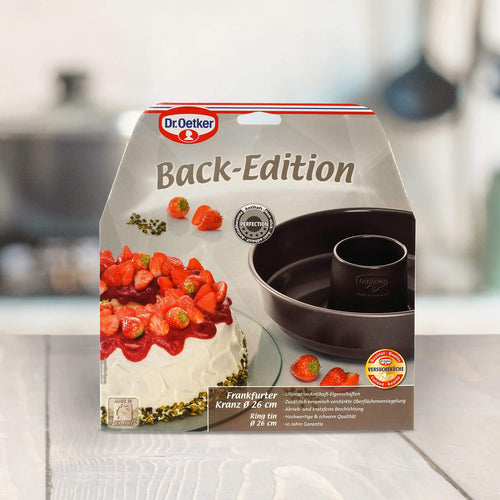 Bakeform Frankfurter Kranz Ø26 cm non-stick - Dr. Oetker bakside