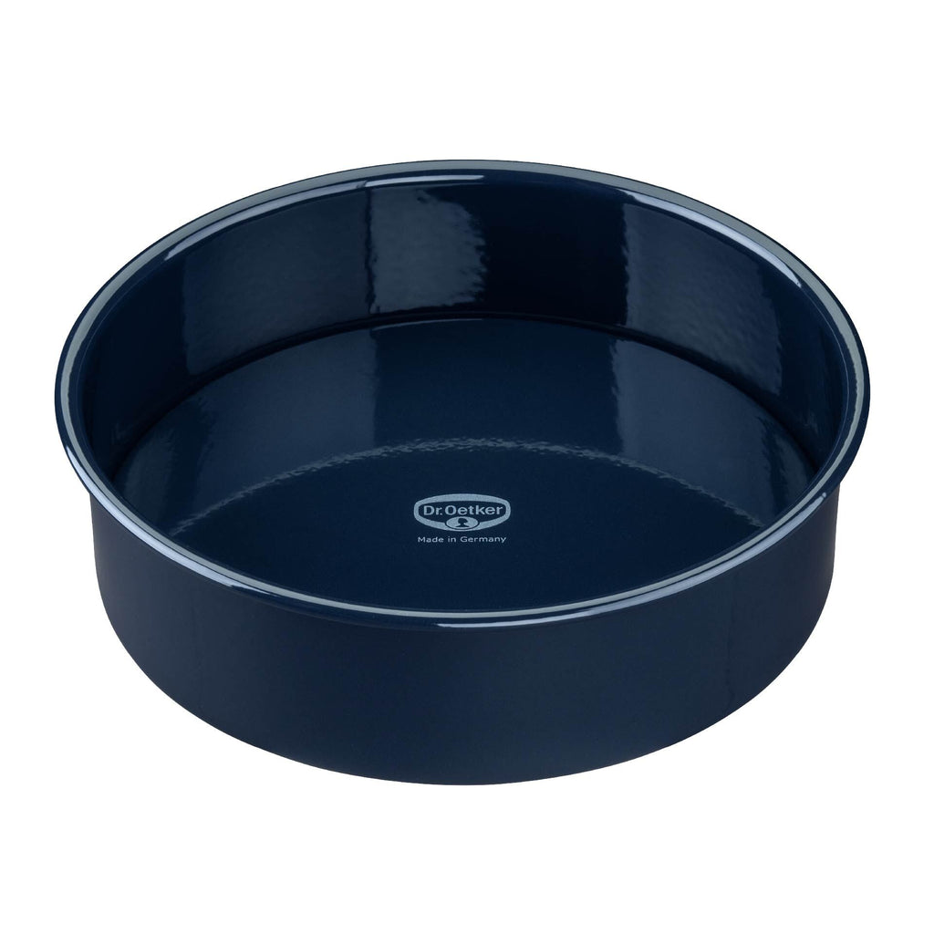 Bakeform med løftbunn emalje Ø26 cm PFAS-fri Dr. Oetker forfra