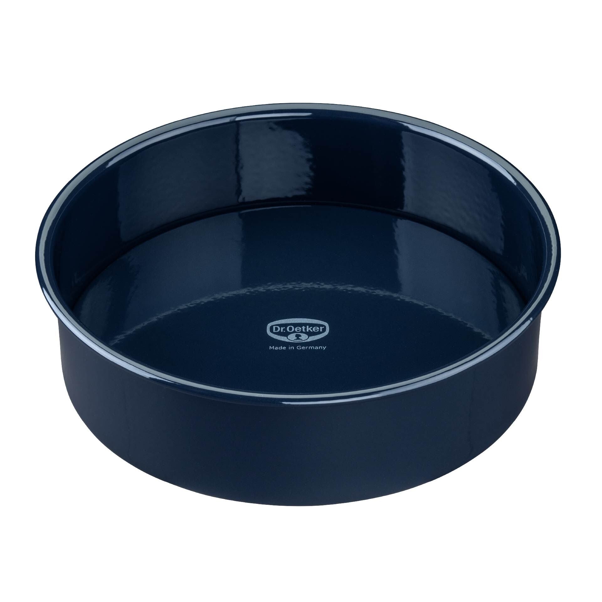 Bakeform med løftbunn emalje Ø26 cm PFAS-fri Dr. Oetker forfra