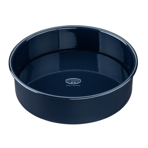 Bakeform med løftbunn emalje Ø26 cm PFAS-fri Dr. Oetker forfra