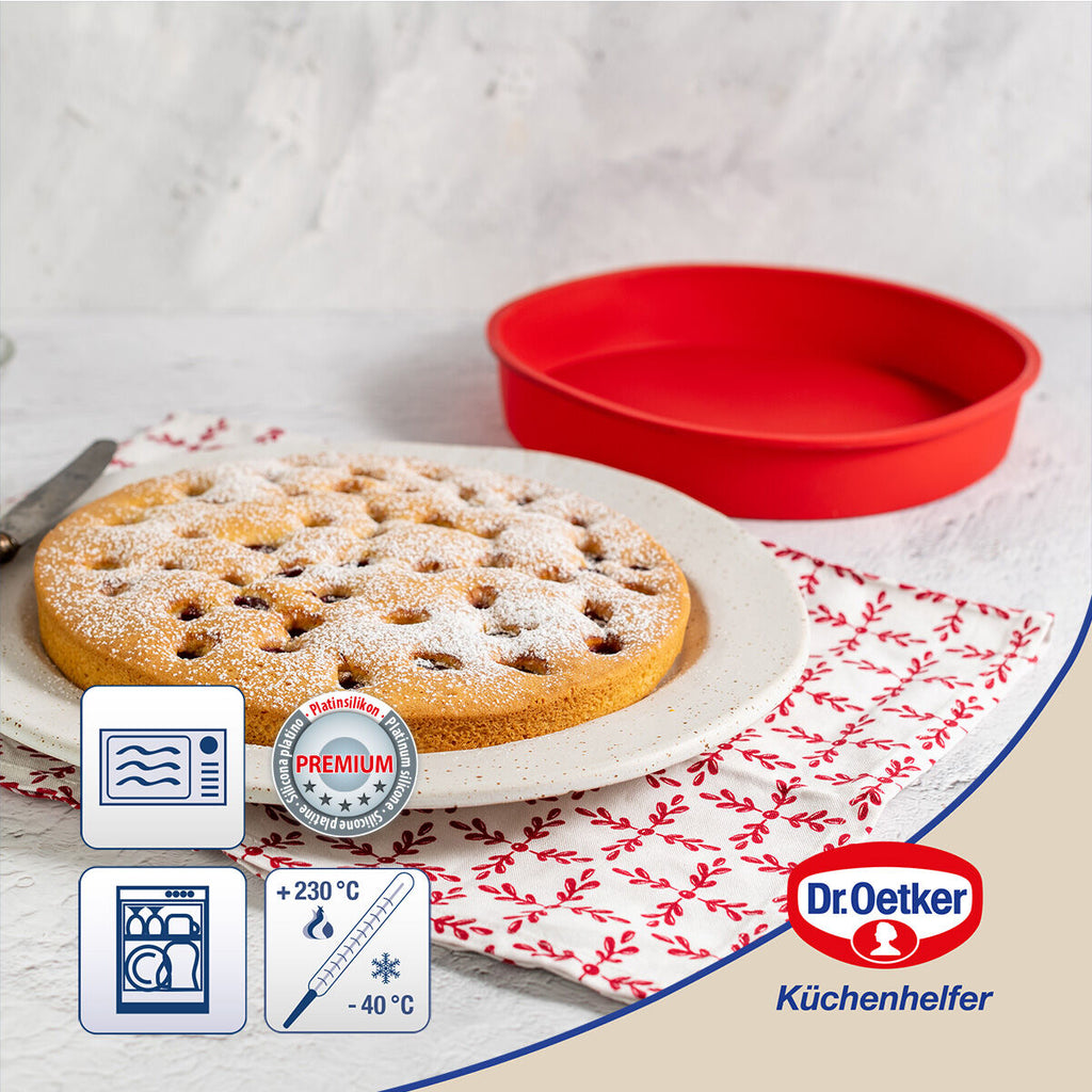 Bakeform rund silikon Ø26 cm Flexxibel Love - Dr. Oetker nærbilde