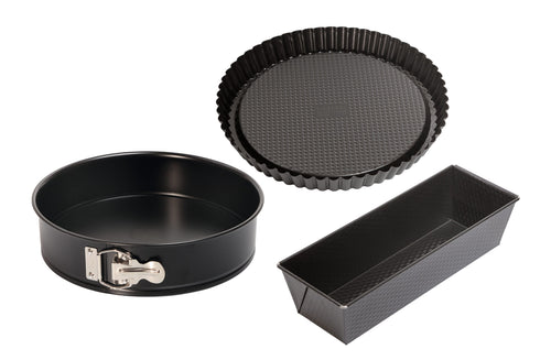 Bakeformer-sett 3-delt springform brødform bunnform - Kaiser forfra