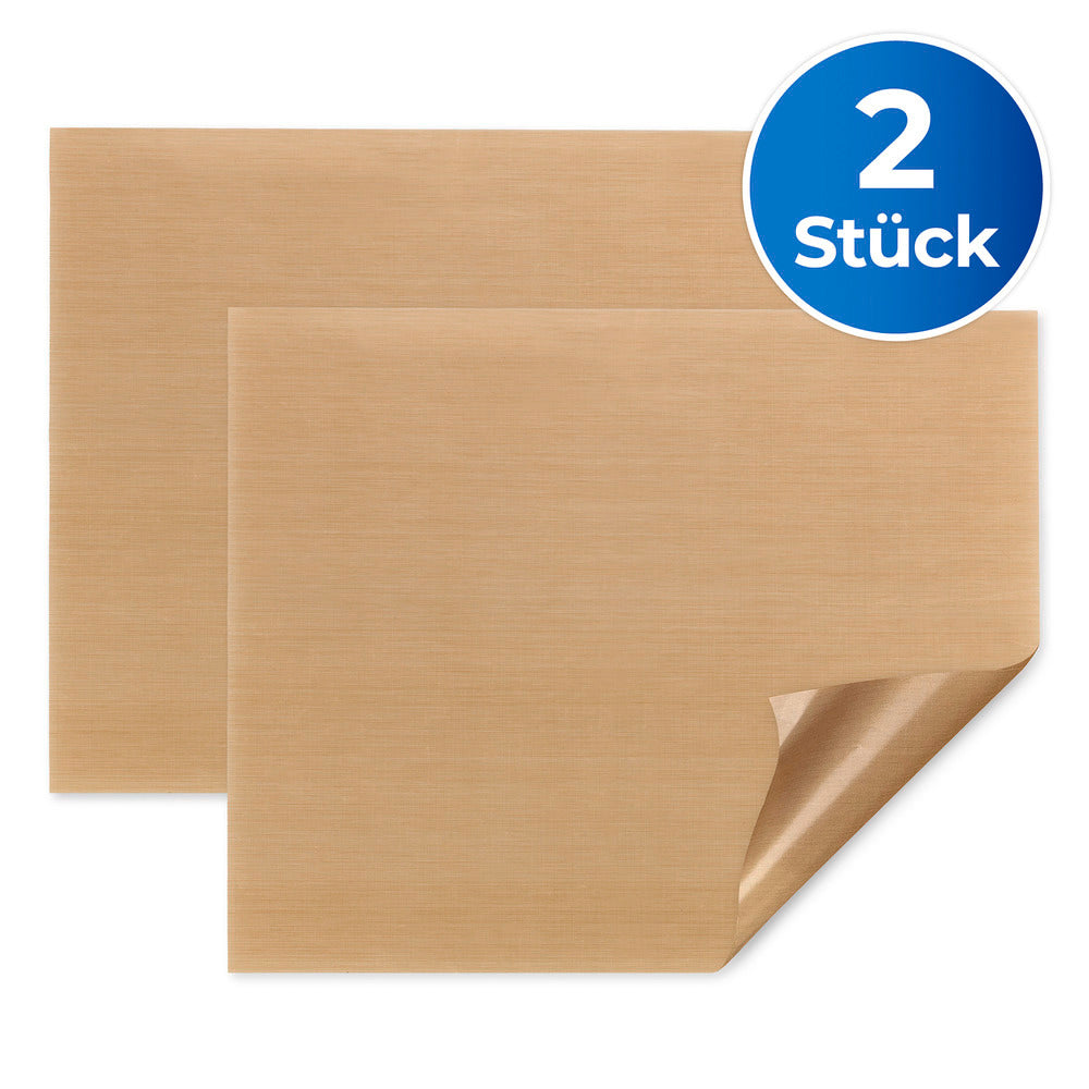 Bakematte gjenbrukbar brun 2-delt sett non-stick - WENKO bakside