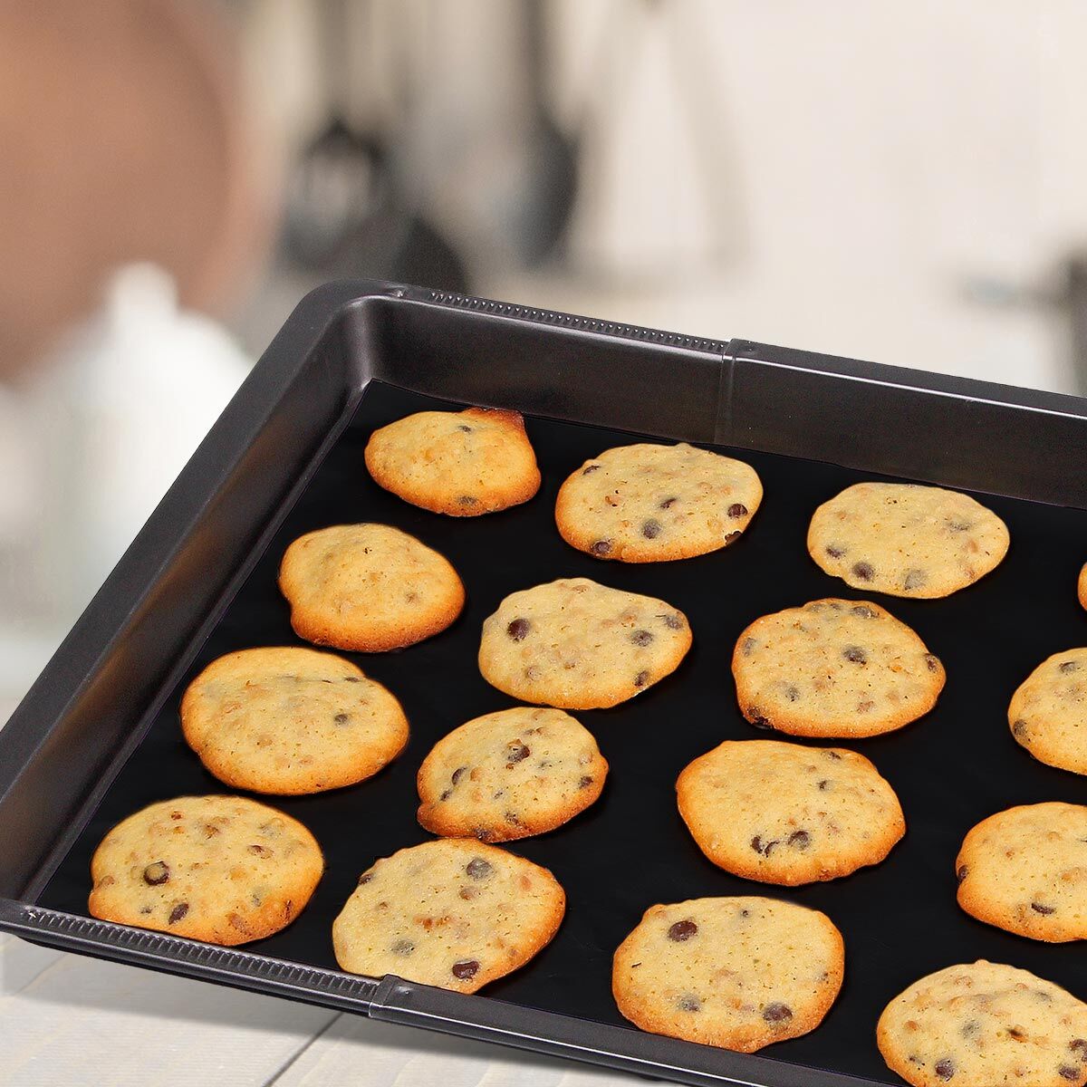 Bakematte gjenbrukbar non-stick 2 stk, varmebestandig til 260°C Dr. Oetker nærbilde av overflate