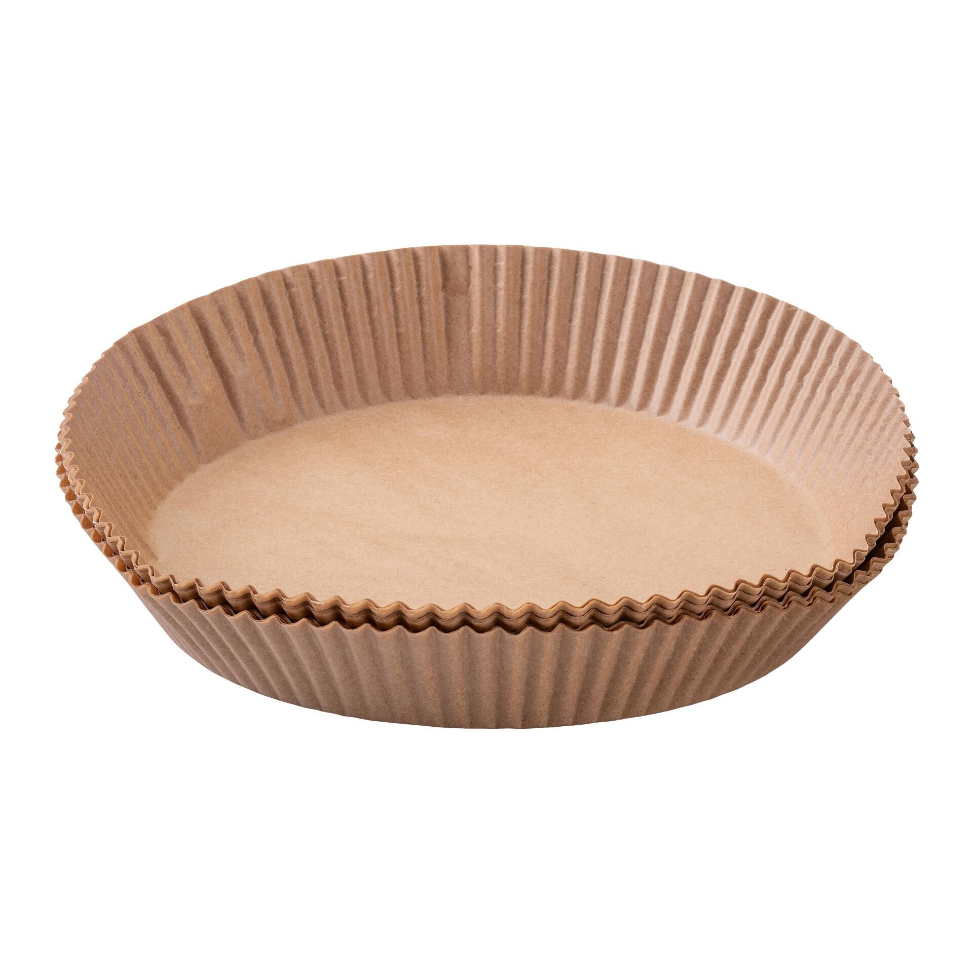 Bakepapir for airfryer rund 20 cm, 50 stk - Fackelmann forfra