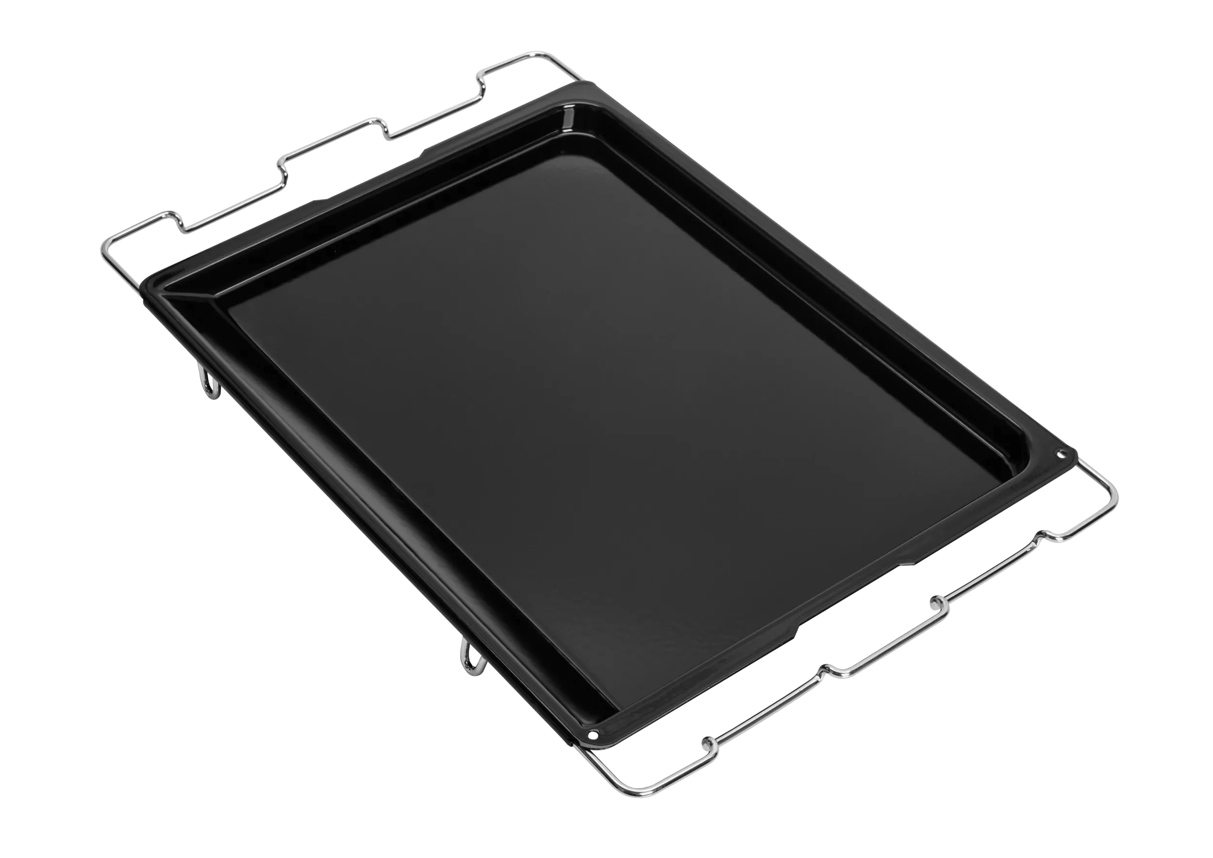 Bakeplate justerbar 41-51x33 cm emaljert - Kaiser forfra