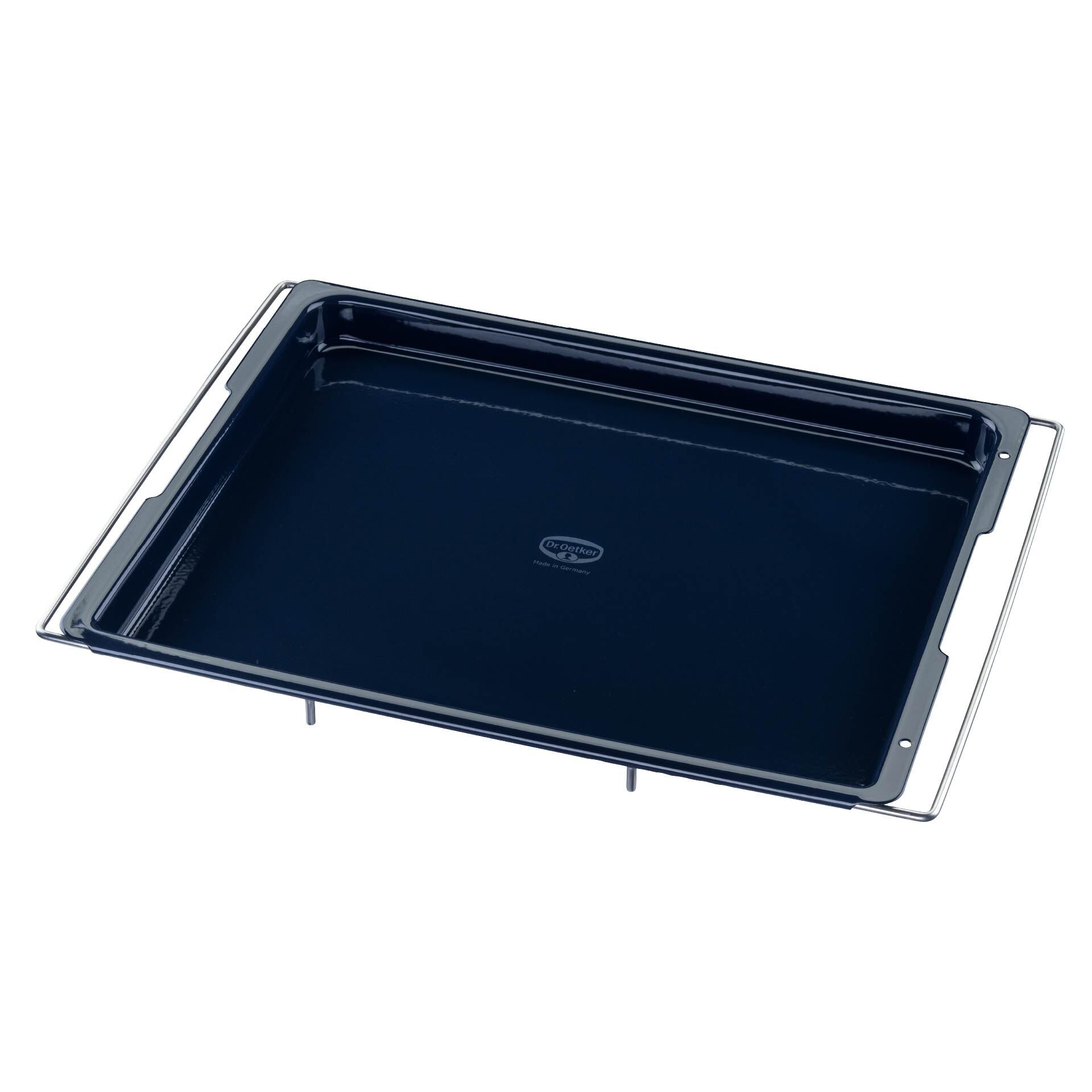 Bakeplate justerbar emaljert 33×41-53 cm PFAS-fri forfra