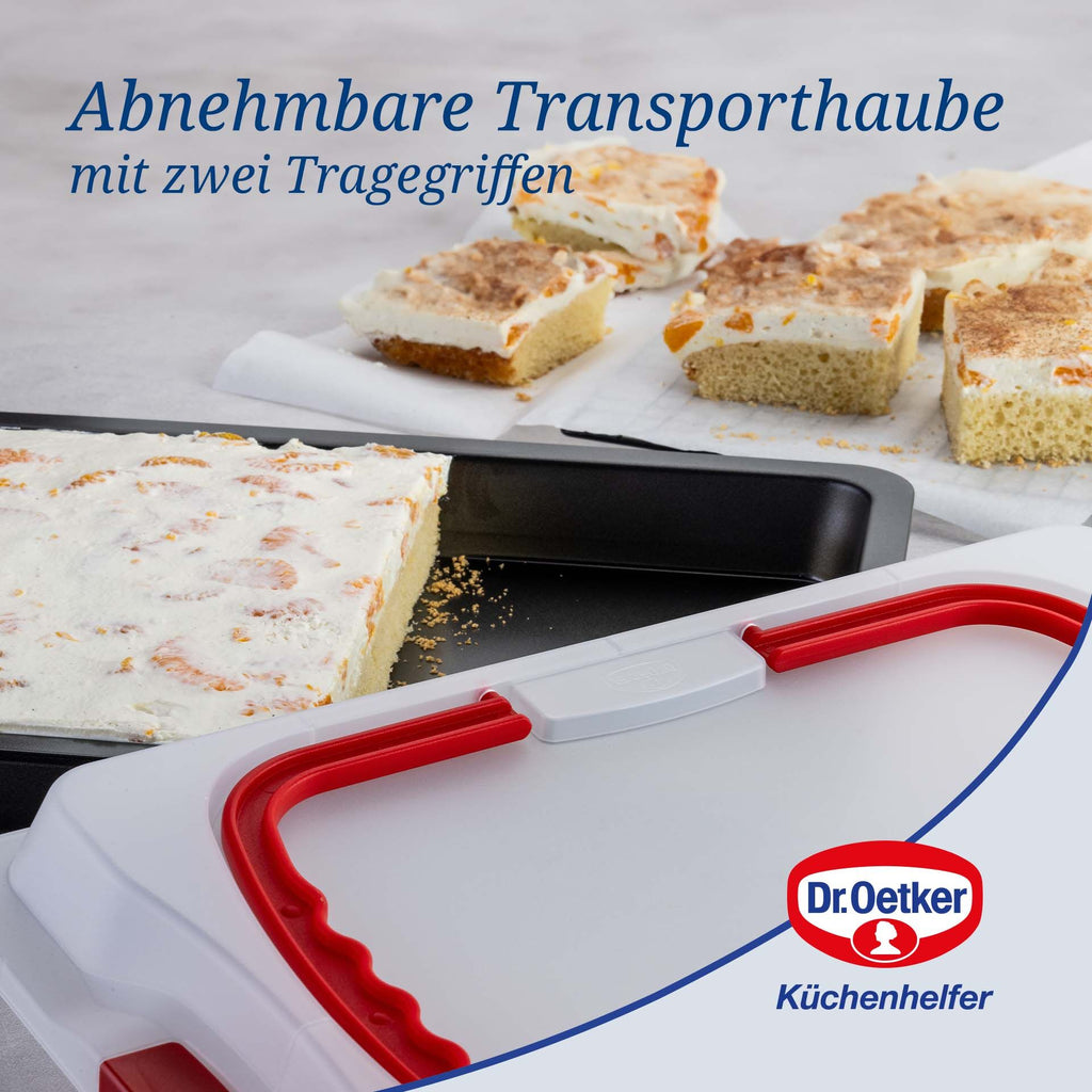 Bakeplate med lokk 29x42 cm Bake & Go og bakverk Dr. Oetker