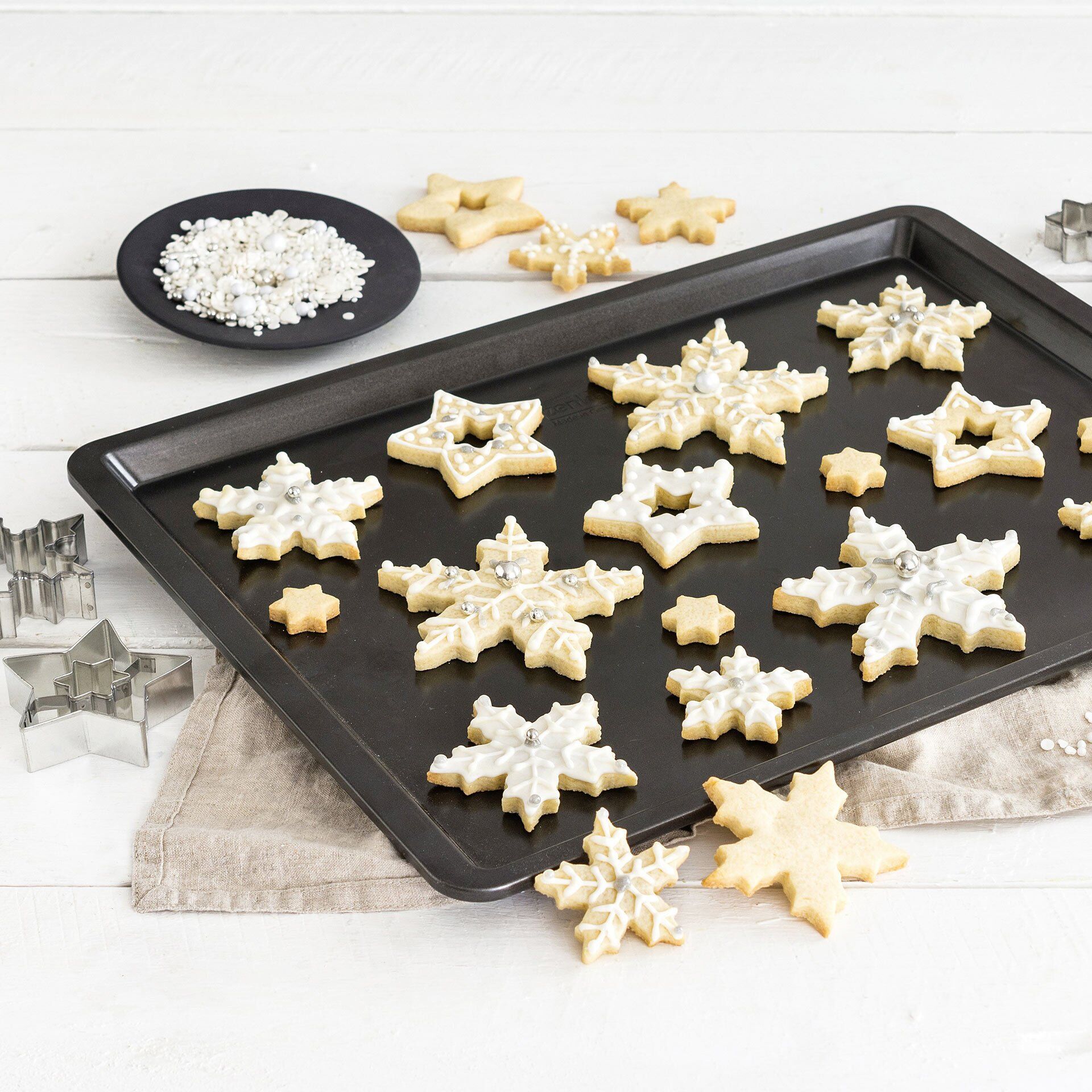Bakeplate non-stick 42x32 cm Black Metallic - Zenker bakside