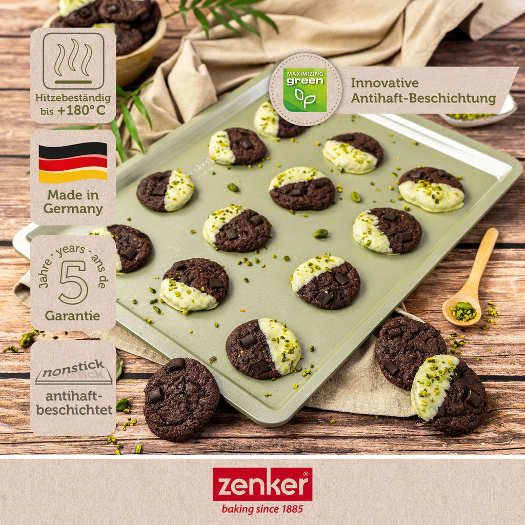 Bakeplate non-stick 42x32 cm Green Vision - Zenker bakside