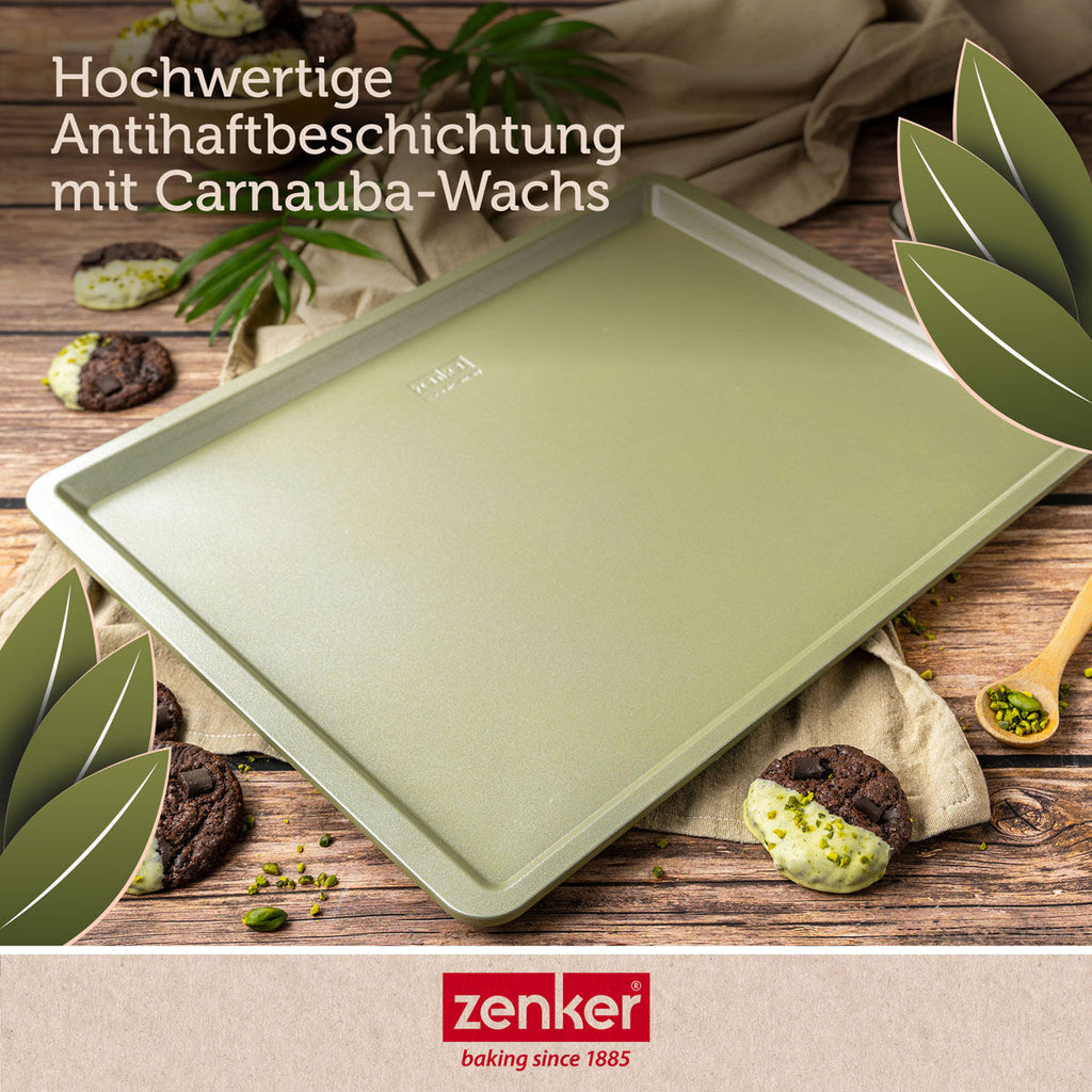 Bakeplate non-stick 42x32 cm Green Vision - Zenker sett fra siden
