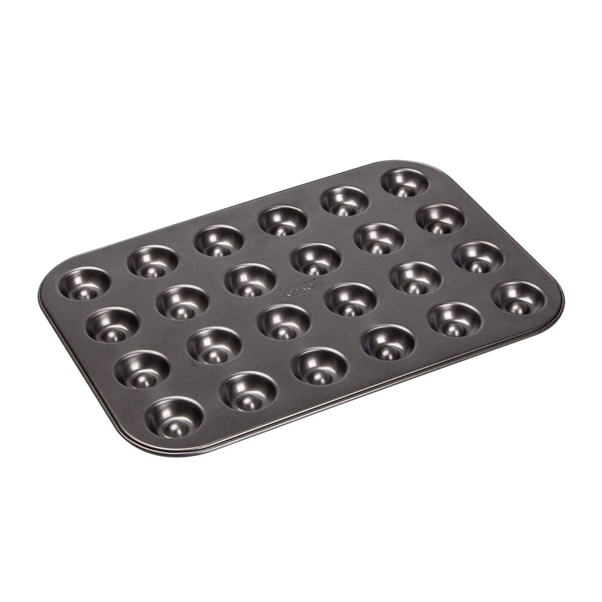Bakeplate for syltetøykaker 24 stk 38×26,5 cm svart - Zenker sett ovenfra