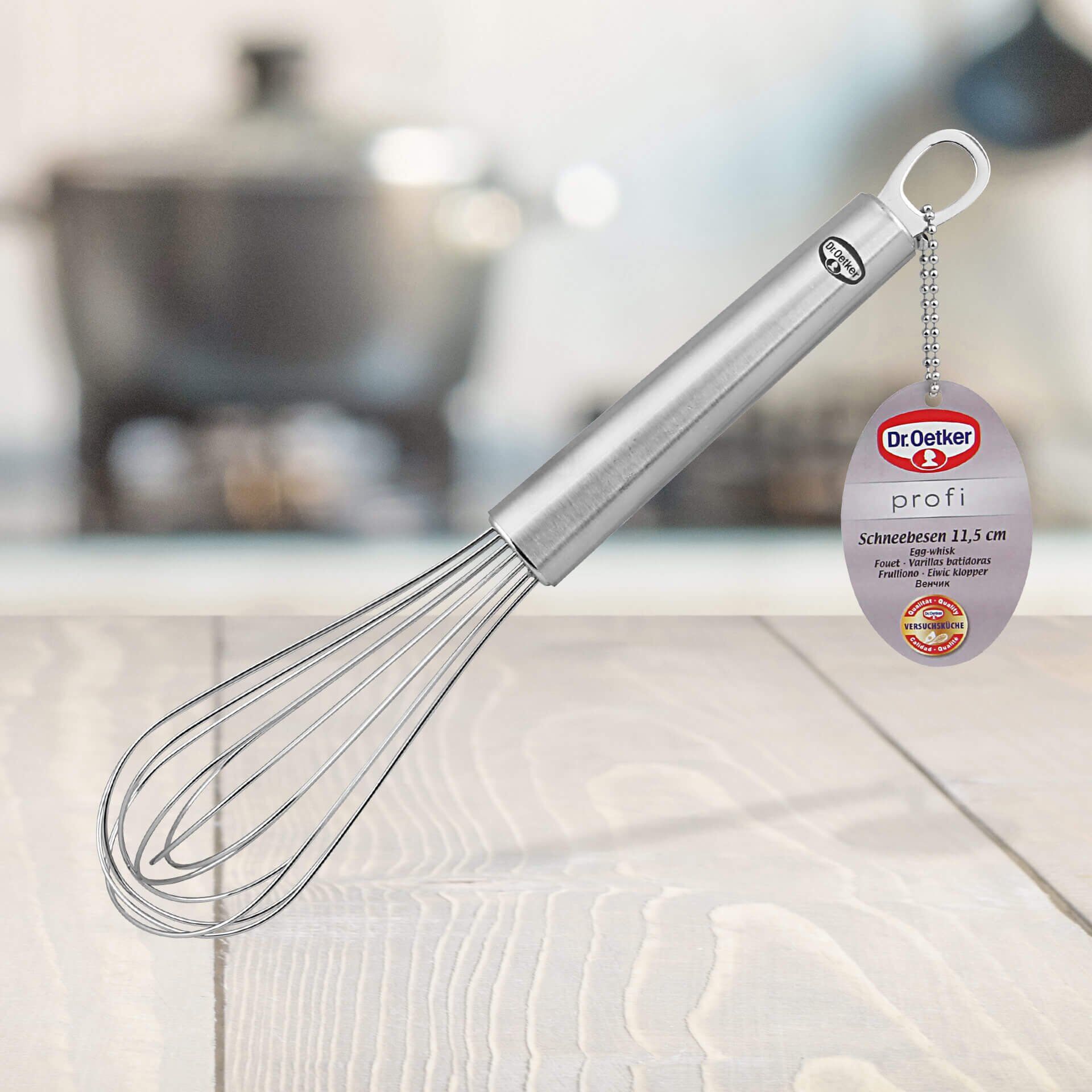 Ballongvisp rustfritt stål 25 cm - Dr. Oetker detalj av håndtak