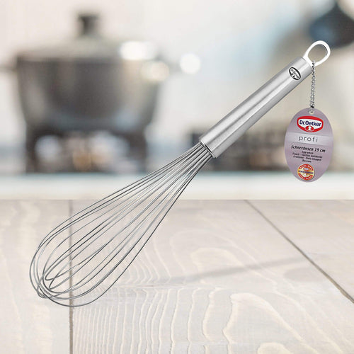Ballongvisp rustfritt stål 35 cm - Dr. Oetker nærbilde av håndtak