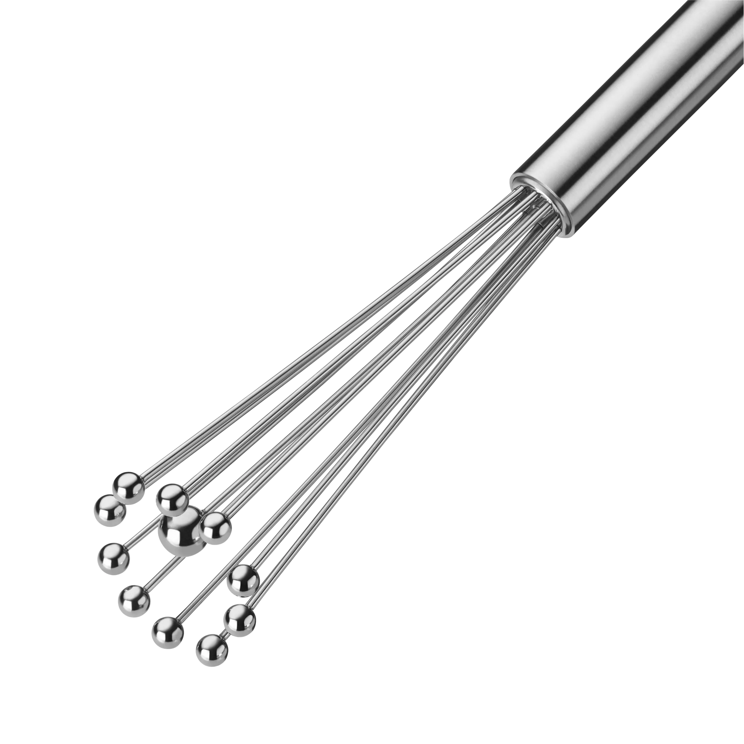 Bakside av ballongvisp med silikonkuler 21 cm rustfritt stål WMF