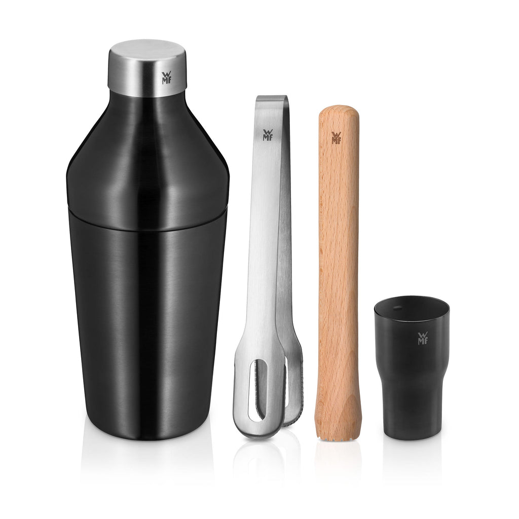 Bar-sett 4-delt med shaker og ismål 0,57 L Baric - WMF forfra