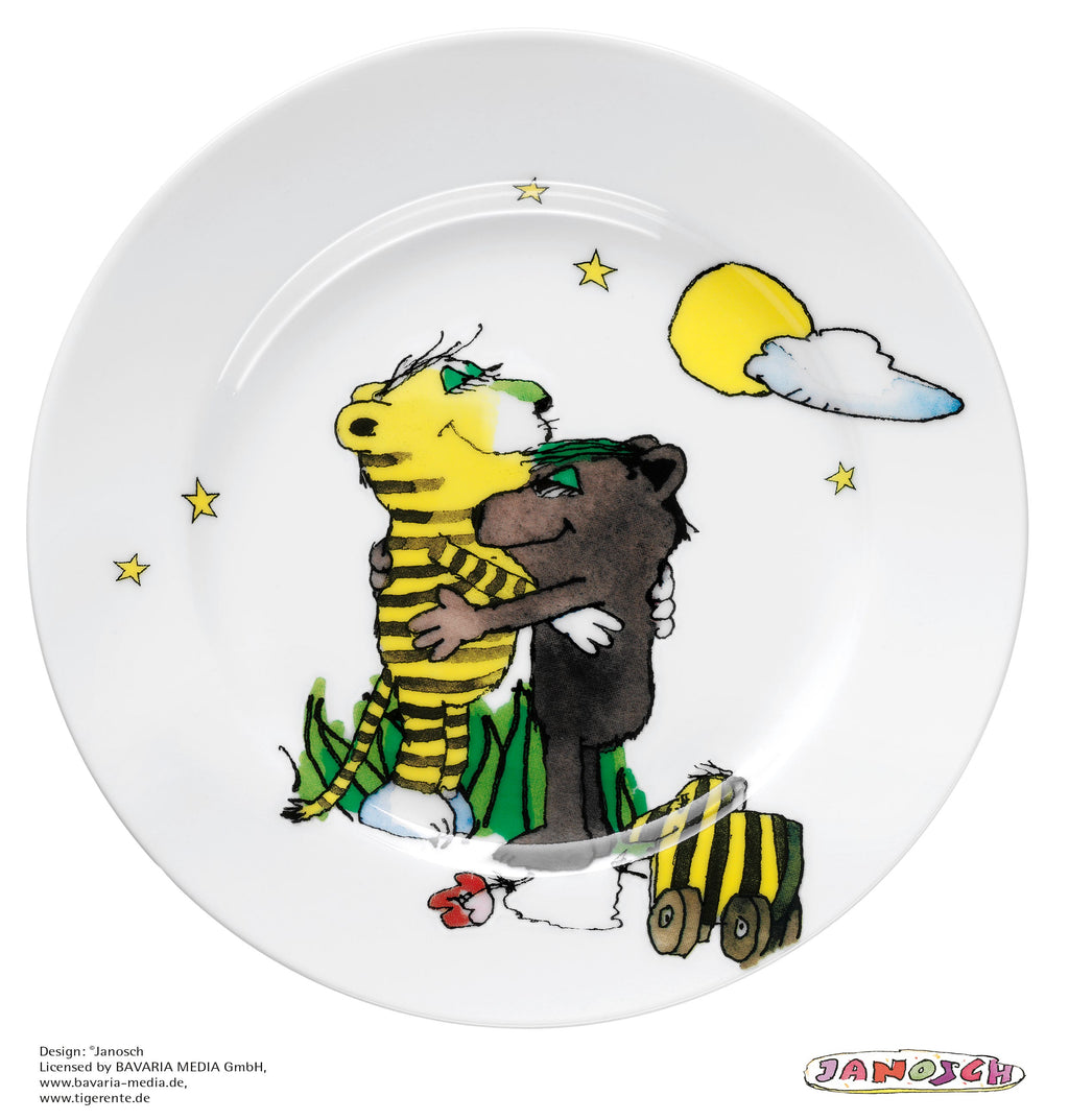 Barnetallerken porselen 19 cm Janosch motiv - WMF forfra