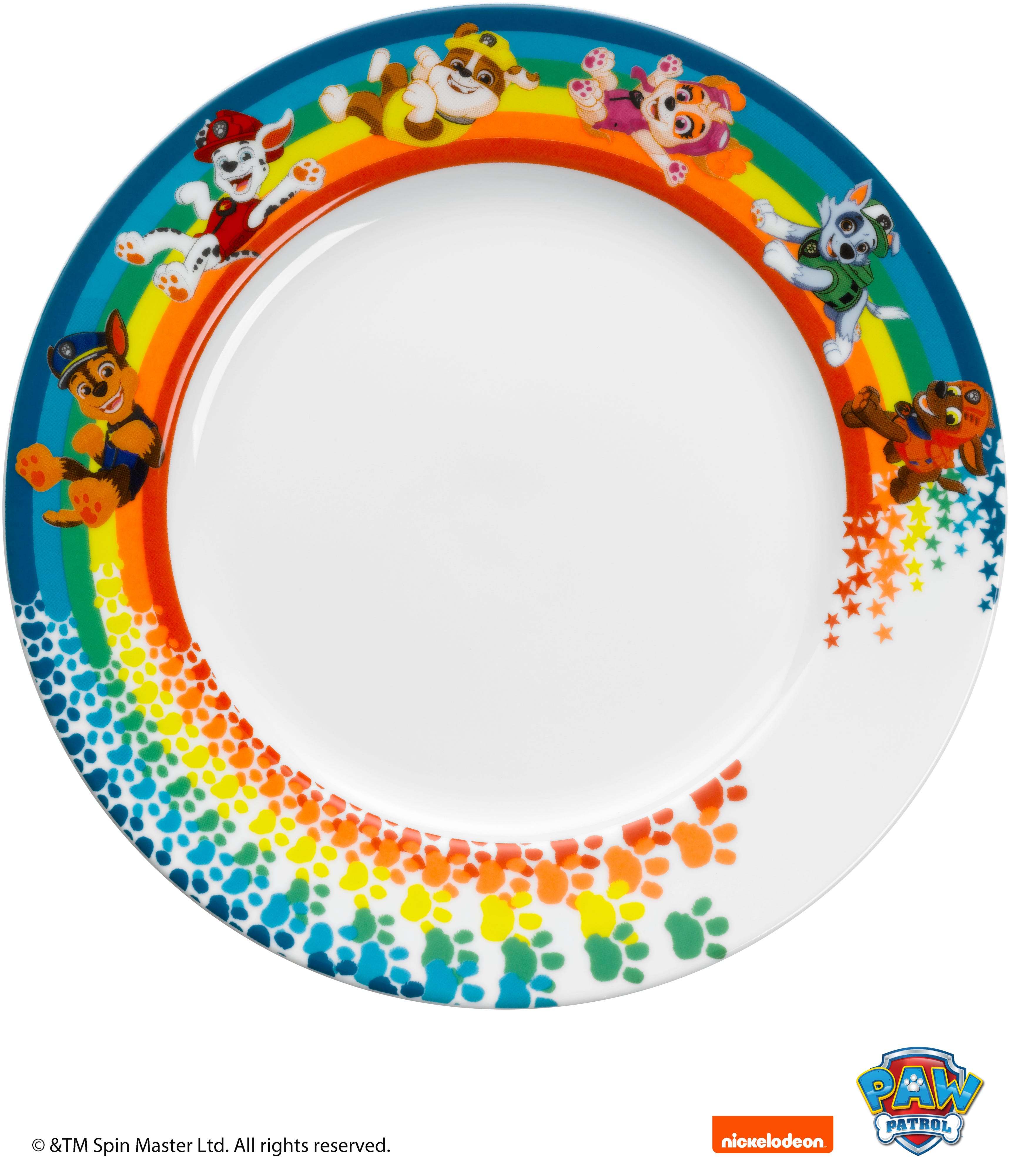 Barnetallerken porselen PAW Patrol motiv - WMF forfra