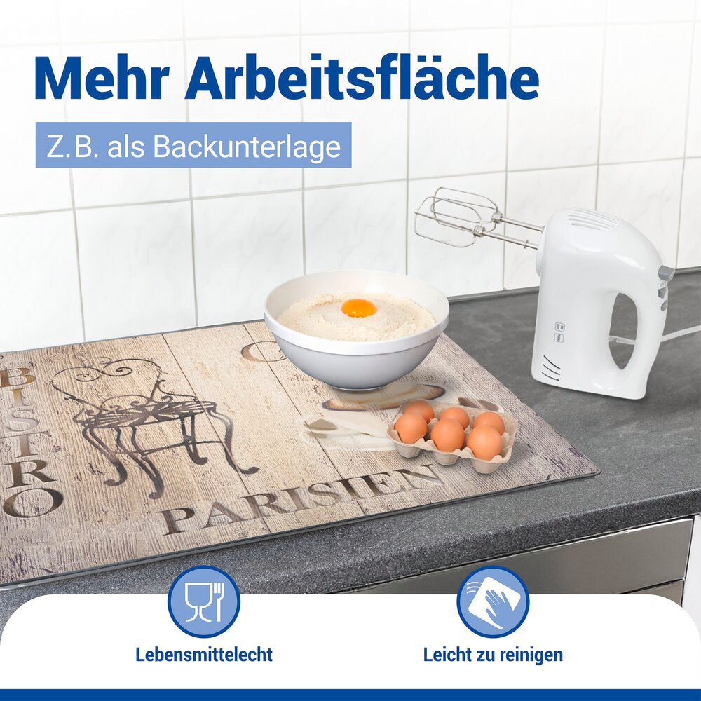 Montering av Beskyttelsesmatte for koketopp Bistro 60 x 52 cm varmebestandig