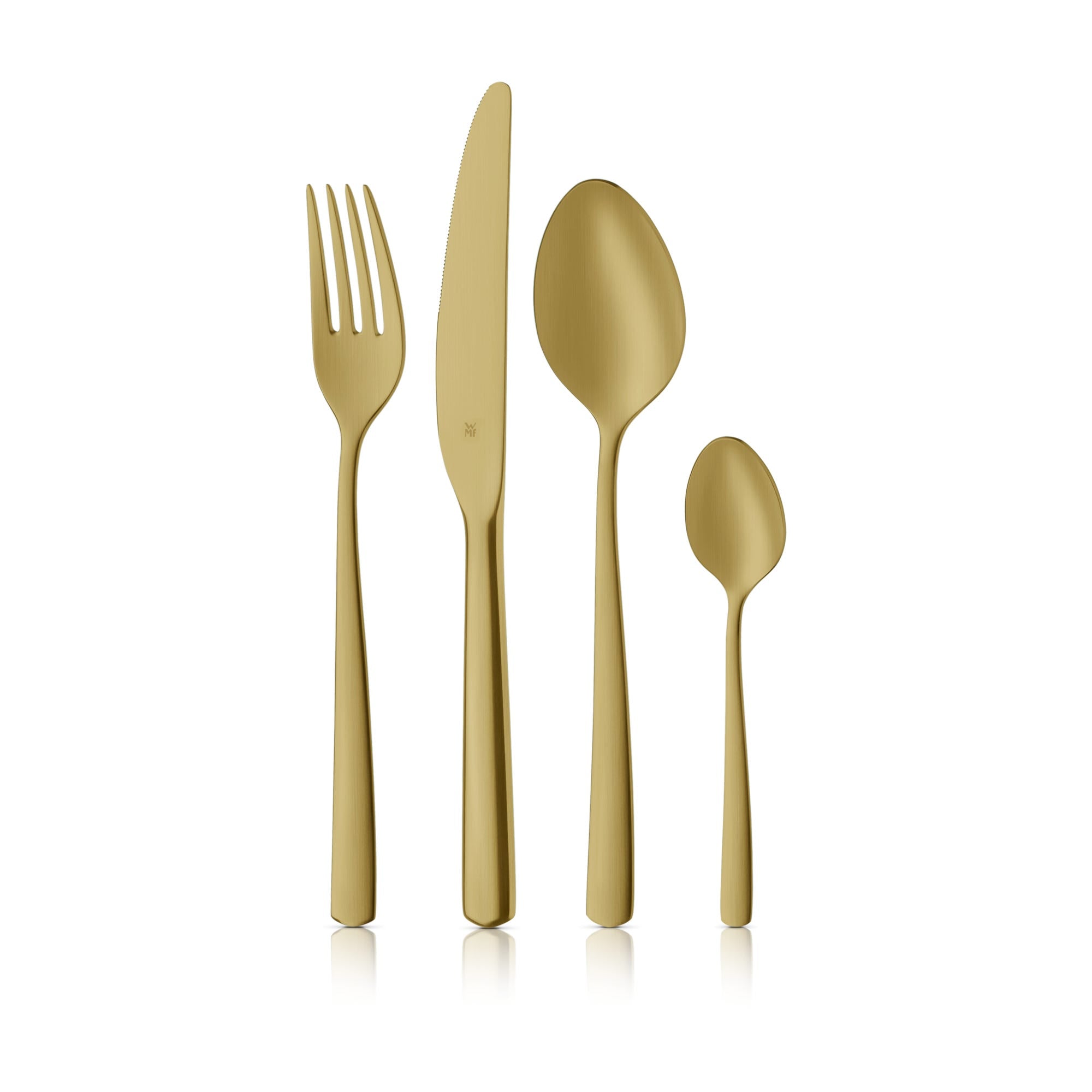 Bestikksett Boston Champagne Gold 24 deler forfra