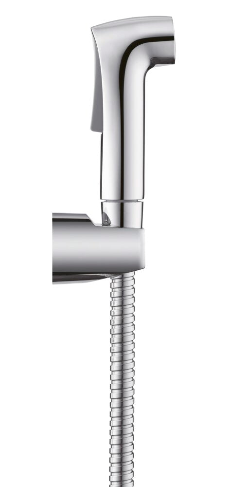 Bidet-sett Watersaving 120 cm sølv ABS bakside