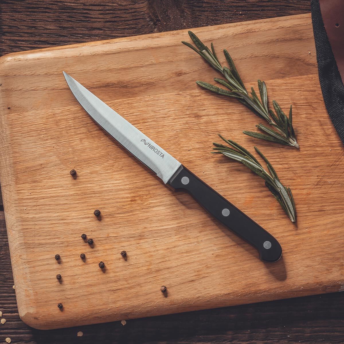 Biffkniv 11 cm blad rustfritt stål Nirosta bakside