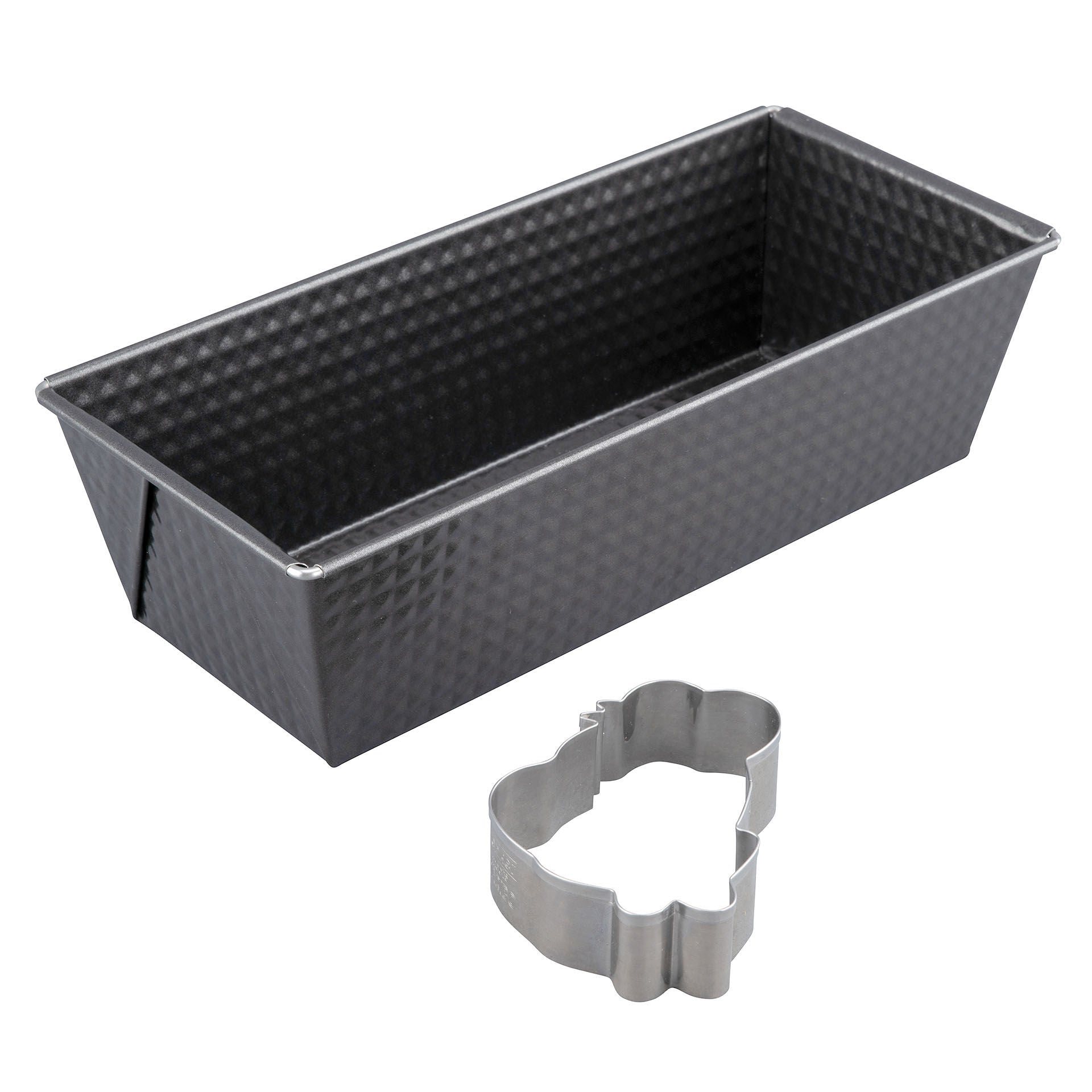 Brødform 25 cm med utstikker rustfritt stål - Zenker forfra