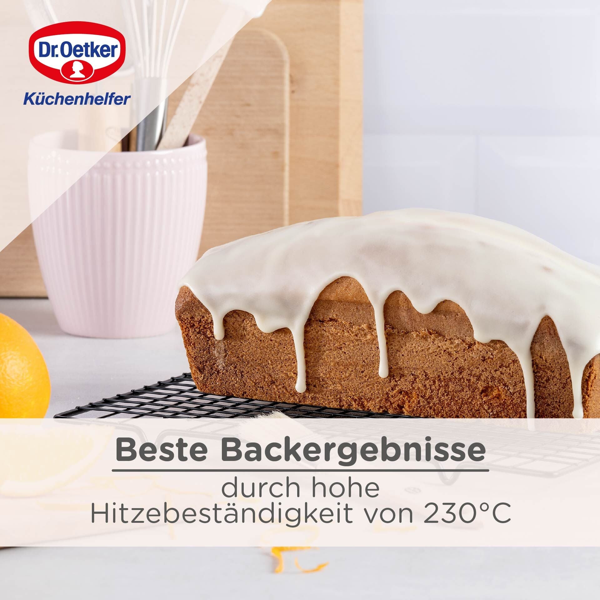 Brødform 25 cm non-stick PFAS-fri stål Dr. Oetker vinklet bilde