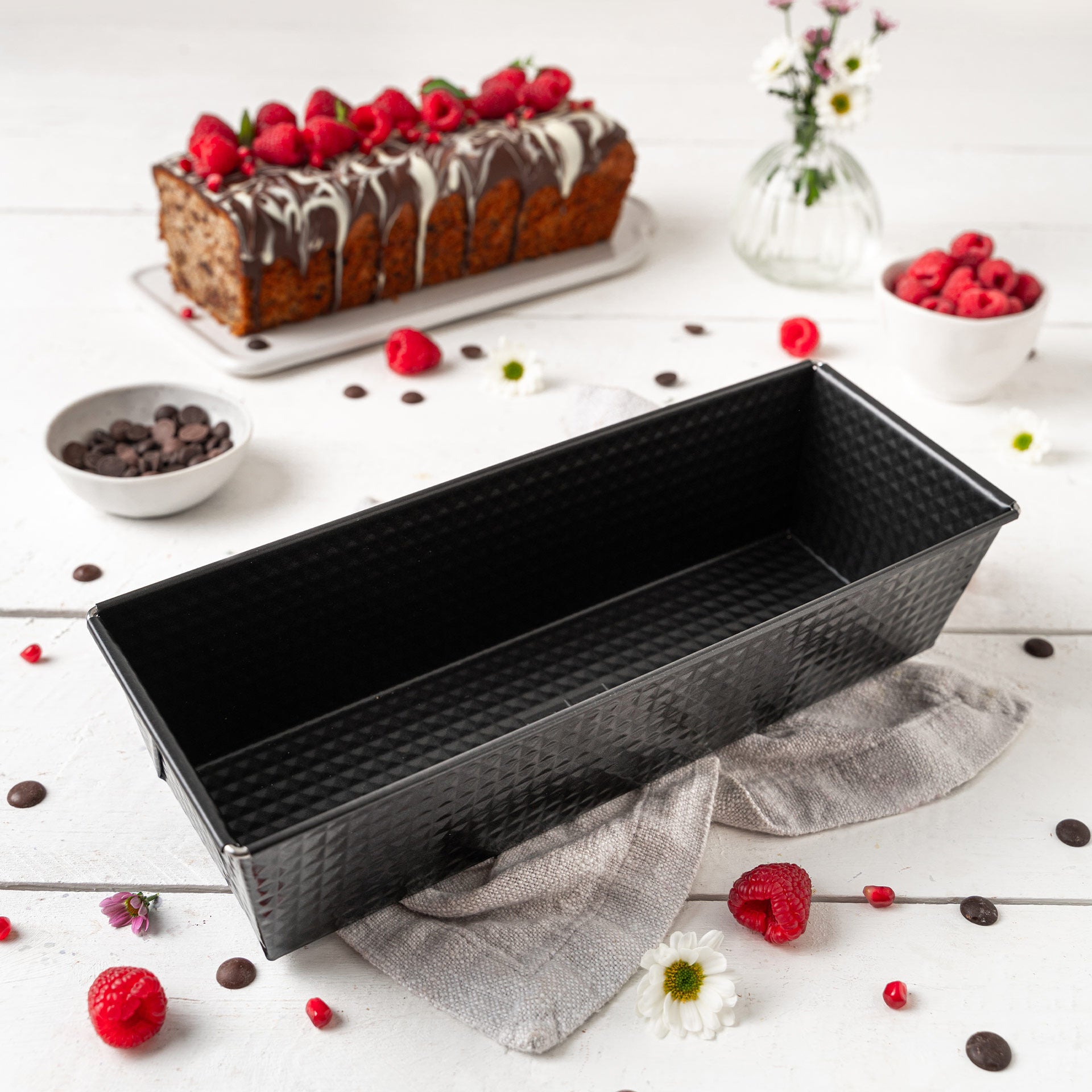 Brødform 25 cm non-stick stål PFAS-fri - Zenker bakside